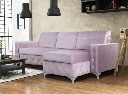 Corner sofa Velvet Couch Sofa bed Luxury Furniture Living landscape Sofa L-shape Upholstery new